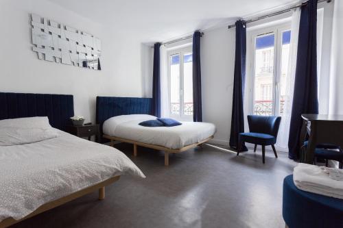 Habitación Triple del hotel De L'europe Belleville. Foto 5