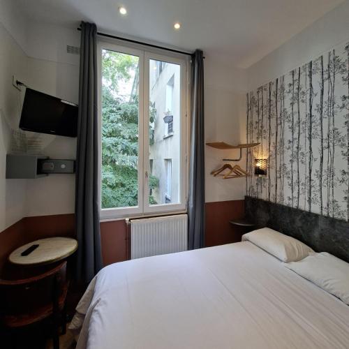 Habitación Doble con baño compartido del hotel Caulaincourt Montmartre By Hiphophostels. Foto 1