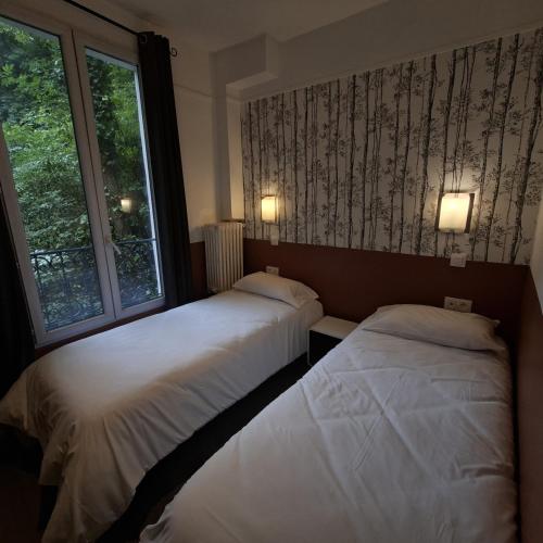 Habitación Doble con ducha - 2 camas del hotel Caulaincourt Montmartre By Hiphophostels. Foto 1