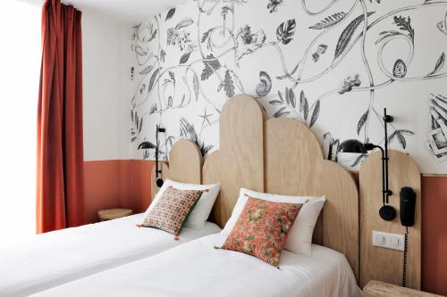 Habitación Doble Deluxe - 2 camas del hotel Caulaincourt Montmartre By Hiphophostels