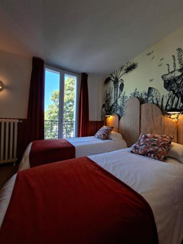 Habitación Doble Deluxe - 2 camas del hotel Caulaincourt Montmartre By Hiphophostels. Foto 3
