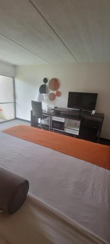 Habitación - 1 cama extragrande - No fumadores del hotel Howard Johnson By Wyndham Newburgh/west Point. Foto 4