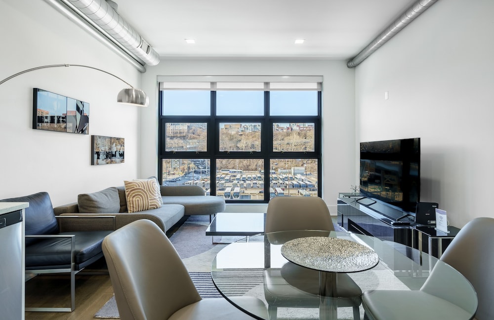 Apartamento, 1 habitación, cocina del hotel Dharma Home Suites Hoboken At Novia. Foto 6