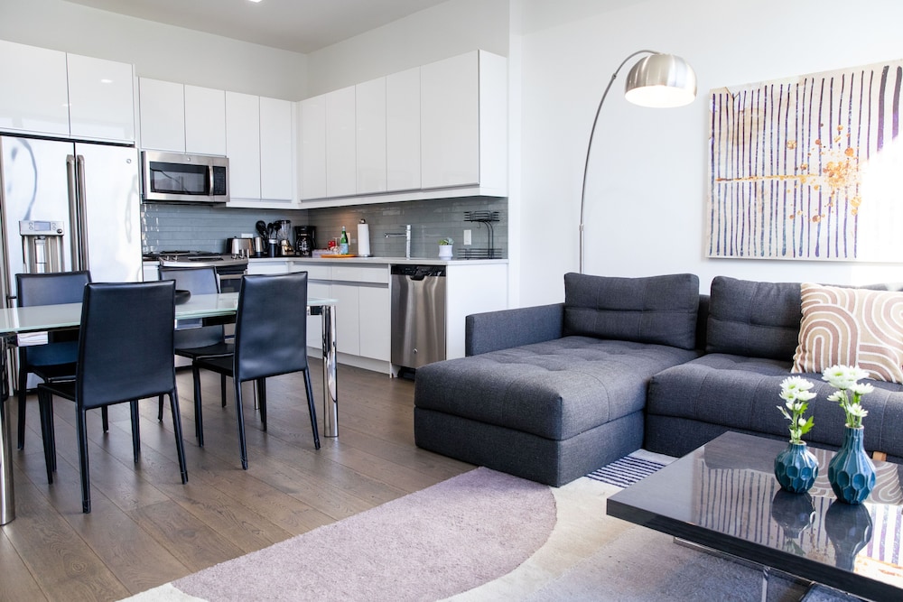 Apartamento Premium, 2 habitaciones, vistas a la ciudad del hotel Dharma Home Suites Hoboken At Novia. Foto 15