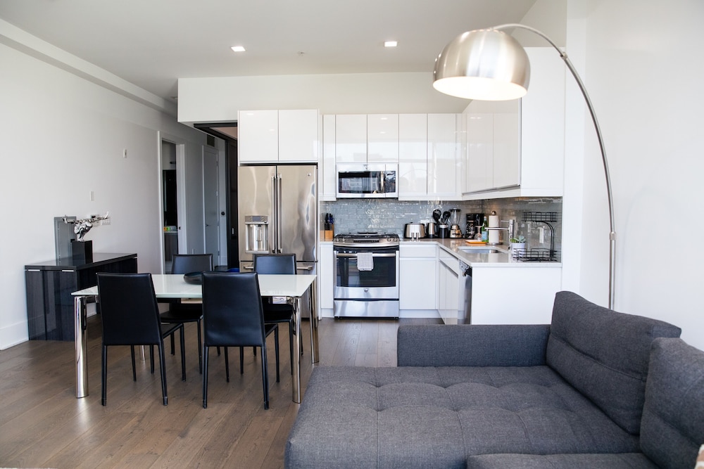 Apartamento Premium, 2 habitaciones, vistas a la ciudad del hotel Dharma Home Suites Hoboken At Novia. Foto 16