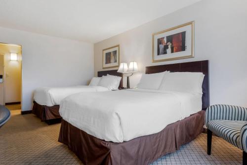 Habitación Doble con 2 camas dobles - Adaptada para personas de movilidad reducida/con discapacidad auditiva del hotel Clarion Inn Elmira-Horseheads. Foto 1