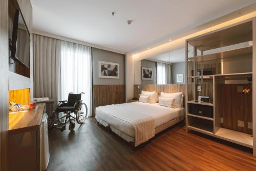 Habitación adaptada del hotel Pestana Rio Atlantica