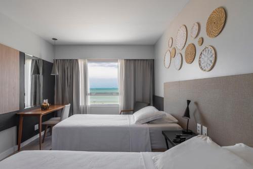Habitación Doble Superior con vistas al mar - 2 camas del hotel Praiano