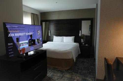Estudio con cama extragrande, sofá cama y ducha a ras de suelo - Adaptado para personas con movilidad reducida del hotel Residence Inn Long Island Islip/Courthouse Complex. Foto 1