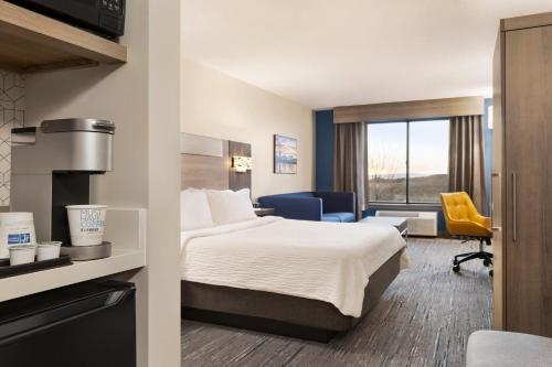 Suite con cama extragrande del hotel Holiday Inn Express & Suites East Greenbush (Albany Skyline)