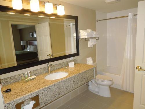 Suite de 1 dormitorio con cama grande y sofá cama - No fumadores del hotel Country Inn & Suites by Radisson, Buffalo South I-90. Foto 3