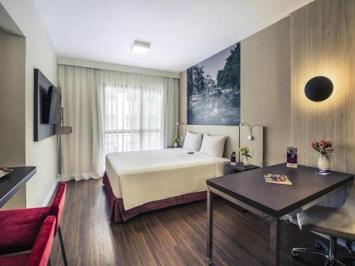 Apartamento estándar con 1 cama doble del hotel Mercure Sao Paulo Alamedas