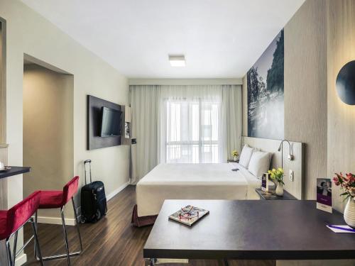 Apartamento estándar con 1 cama doble del hotel Mercure Sao Paulo Alamedas. Foto 2