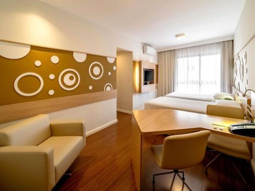 Habitación Doble Estándar - 2 camas del hotel Mercure Sao Paulo Alamedas. Foto 3
