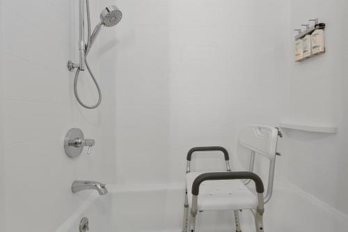 Habitación Estándar con bañera adaptada para personas con discapacidad - Cama extragrande del hotel Holiday Inn Express & Suites West Coxsackie. Foto 1