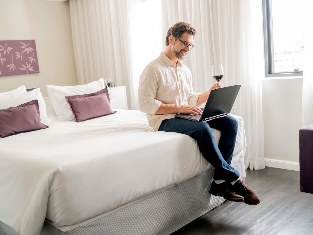 Apartamento de categoría superior con cama de matrimonio del hotel Mercure Sao Paulo Ibirapuera Privilege