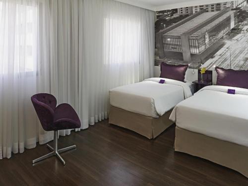 Habitación Doble Estándar - 2 camas del hotel Mercure São Paulo Paulista. Foto 2