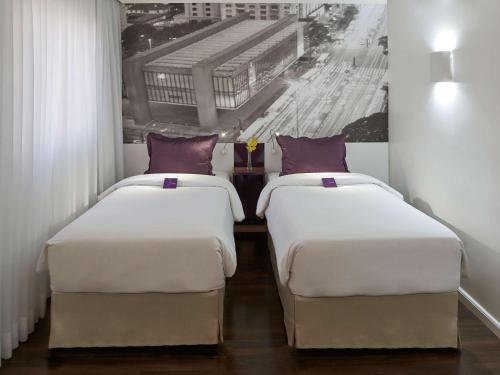 Habitación Doble Estándar - 2 camas del hotel Mercure São Paulo Paulista. Foto 3