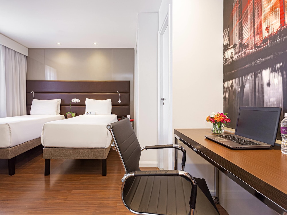 Apartamento Estándar con 2 camas individuales del hotel Mercure Sao Paulo Vila Olimpia. Foto 4