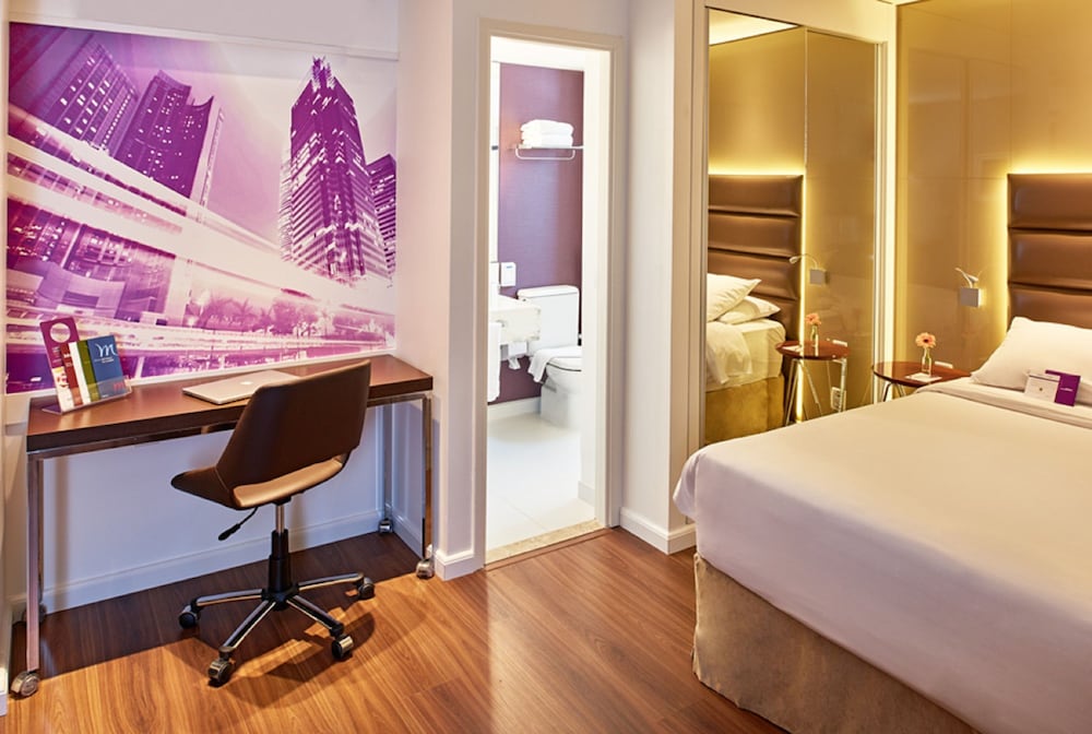 Apartamento Superior con 2 camas individuales y vistas a São Paulo del hotel Mercure Sao Paulo Vila Olimpia. Foto 7