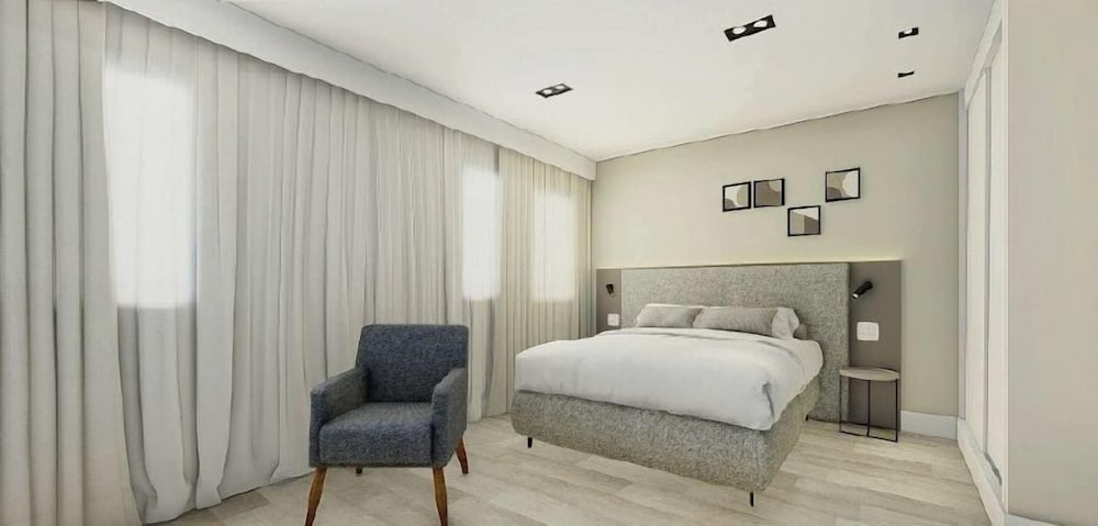 Habitación Deluxe, 1 cama doble del hotel Mercure Sao Paulo Vila Olimpia. Foto 1