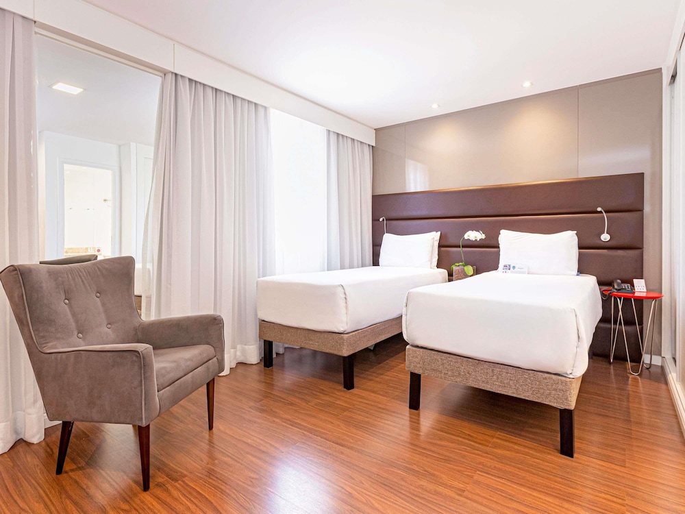 Apartamento Estándar con 2 camas individuales del hotel Mercure Sao Paulo Vila Olimpia. Foto 5