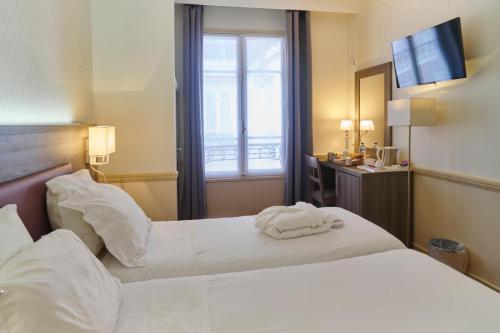 Habitación Doble - 1 o 2 camas del hotel Poussin. Foto 8
