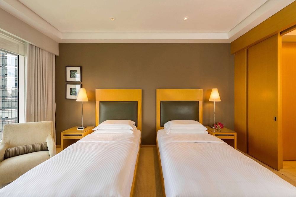 2 camas twin del hotel Grand Hyatt Sao Paulo
