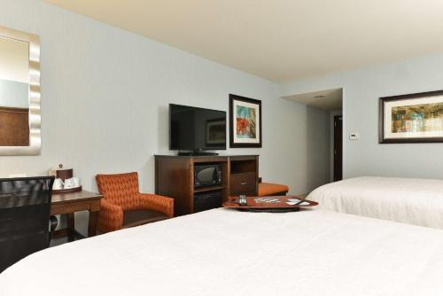 Habitación adaptada para personas de movilidad reducida - 2 camas grandes - No fumadores del hotel Hampton Inn Corning/Painted Post. Foto 1