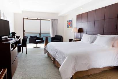 Habitación Súper de Lujo con vistas frontales al mar del hotel Rio Othon Palace. Foto 5