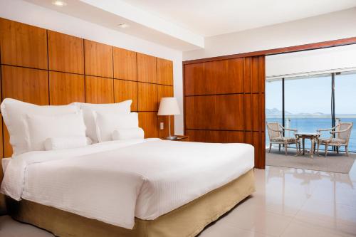 Habitación doble Vista Mar 1 Cama king Business Beach del hotel Rio Othon Palace. Foto 2