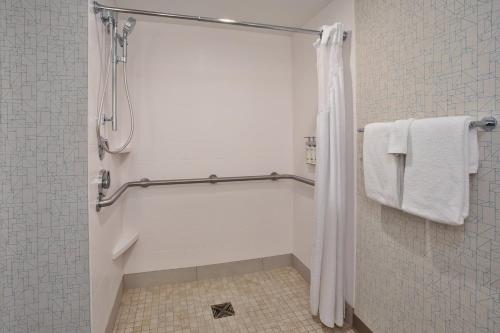 Suite con ducha a ras de suelo adaptada para personas con discapacidad - No fumadores del hotel Holiday Inn Express & Suites Rochester Webster. Foto 2