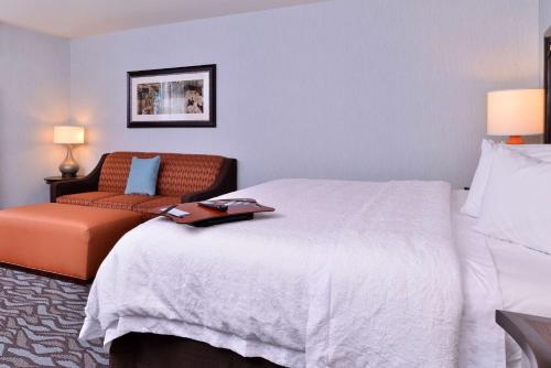 Habitación con cama extragrande y sofá cama - No fumadores del hotel Hampton Inn Rome. Foto 2