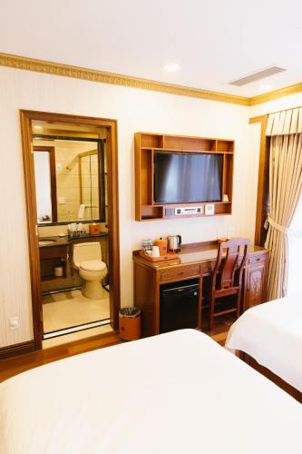 Habitación Doble Deluxe del hotel The Allen. Foto 1