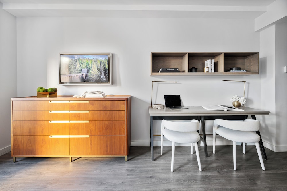 Estudio clásico, 1 cama de matrimonio grande, cocina básica del hotel Sonder City Hall Park. Foto 8