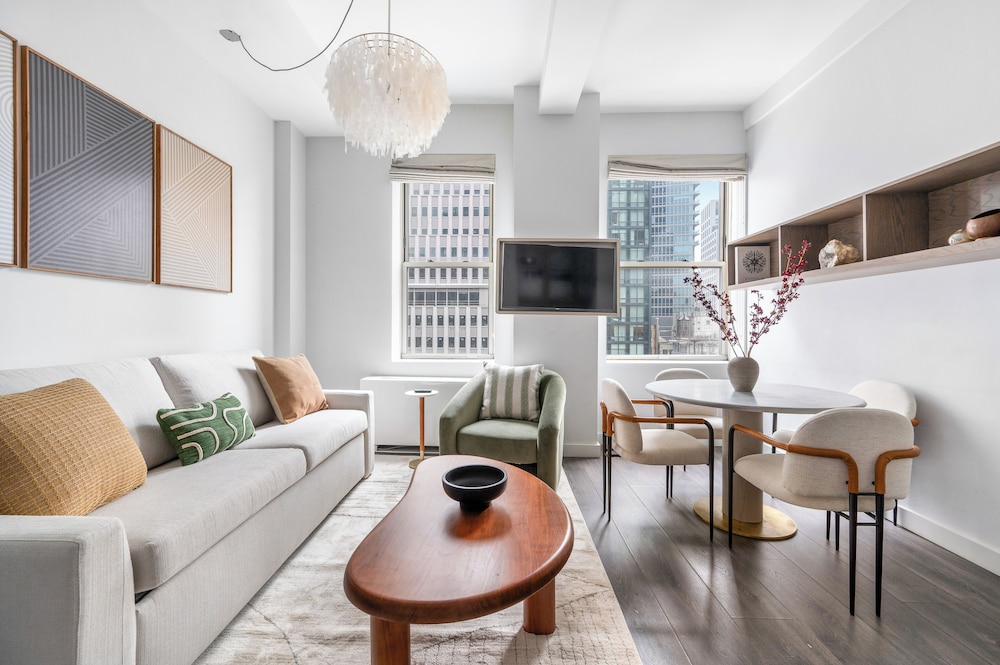 Apartamento de lujo, 1 habitación, cocina del hotel Sonder City Hall Park. Foto 15