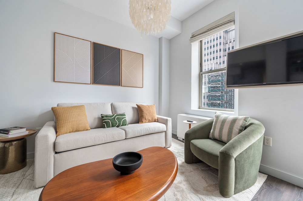 Apartamento de lujo, 1 habitación, cocina del hotel Sonder City Hall Park. Foto 16