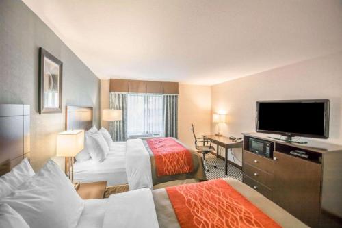 Habitación con 2 camas grandes - No fumadores del hotel Comfort Inn Corning. Foto 4