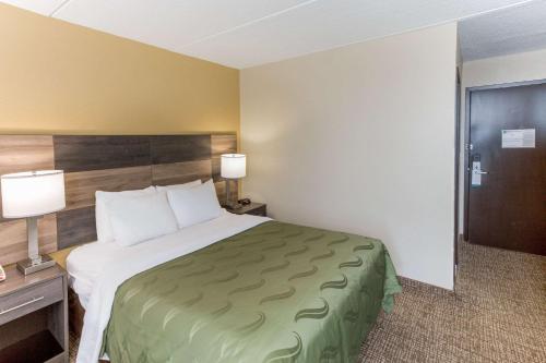Habitación adaptada para personas con movilidad reducida - No fumadores - Cama grande del hotel Quality Inn & Suites Plattsburgh. Foto 3