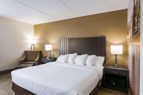 Habitación Estándar con cama extragrande y bañera - Adaptada para personas con discapacidad - No fumadores del hotel Clarion Pointe Jamestown - Falconer
