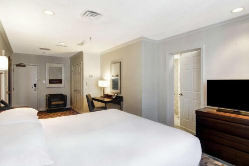 Habitación con cama extragrande. del hotel Doubletree By Hilton Toronto Downtown. Foto 2