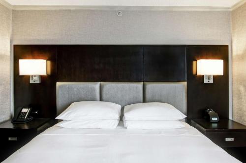 Suite Superior con cama grande de 1 dormitorio del hotel Doubletree By Hilton Toronto Downtown. Foto 2