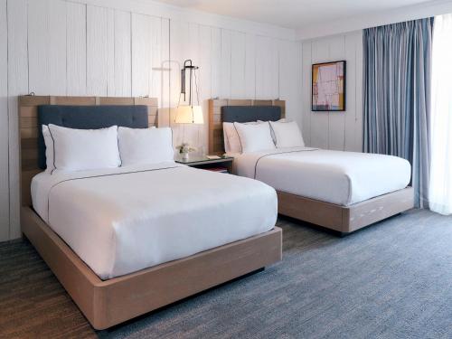 Alojamiento con vistas al patio - 2 camas dobles del hotel Montauk Yacht Club