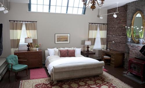 Estudio Artist Deluxe con cama extragrande - Acceso por escaleras del hotel The Morgan State House