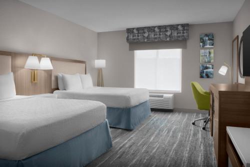 Habitación para no fumadores - 2 camas grandes del hotel Hampton Inn Ithaca. Foto 1