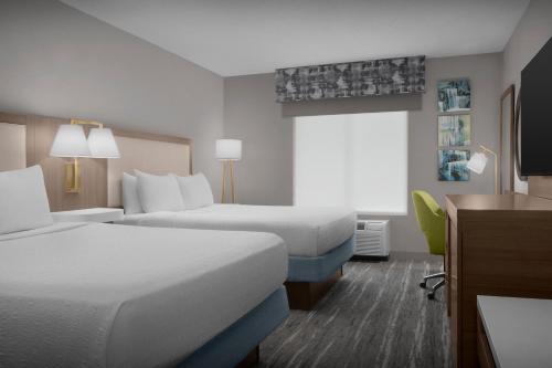 Habitación para no fumadores - 2 camas grandes del hotel Hampton Inn Ithaca. Foto 4