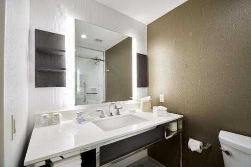 Estudio Deluxe con cama grande del hotel Hilton Garden Inn Roslyn. Foto 1