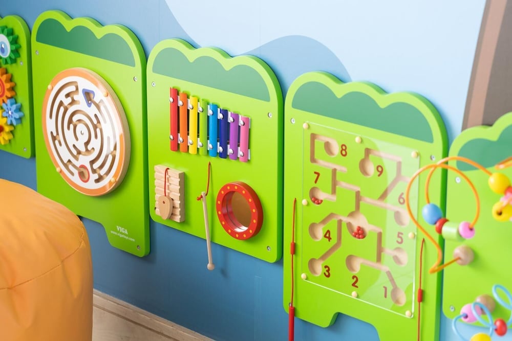 Junior suite 2 habitaciones 4 camas individuales del hotel Gran Castillo Tagoro Family and Fun Playa Blanca. Foto 7