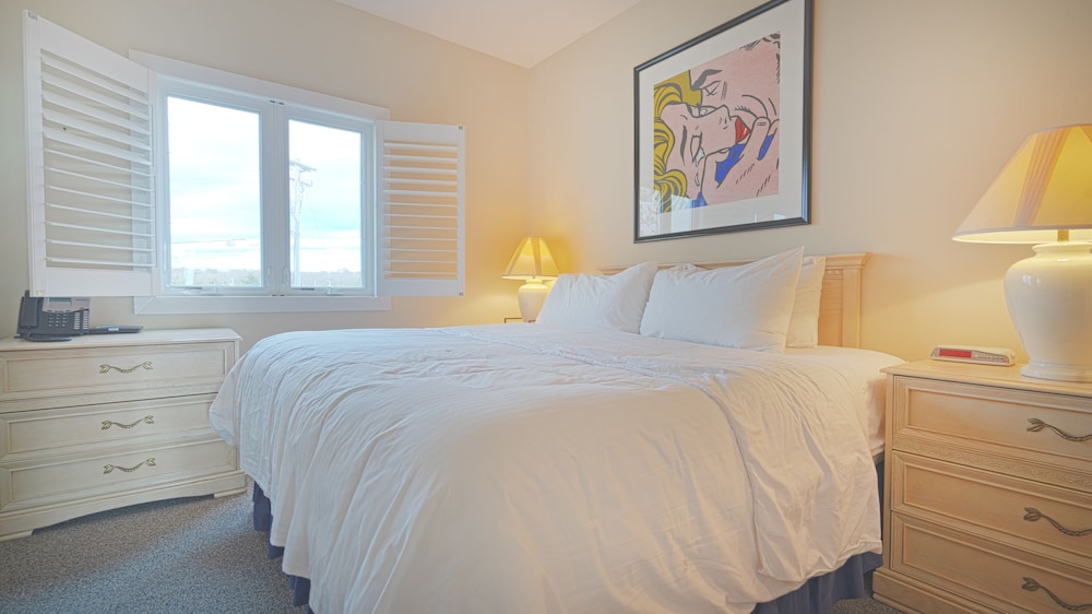 Apartamento 1 Cama king 1 habitación Vista Patio 2 Camas individuales del hotel The Hermitage At Napeague