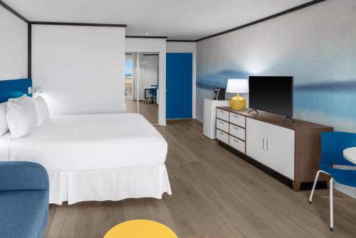 Estudio Vista Mar Lujo 1 Cama king Sofá Cama incluido del hotel Montauk Blue. Foto 3